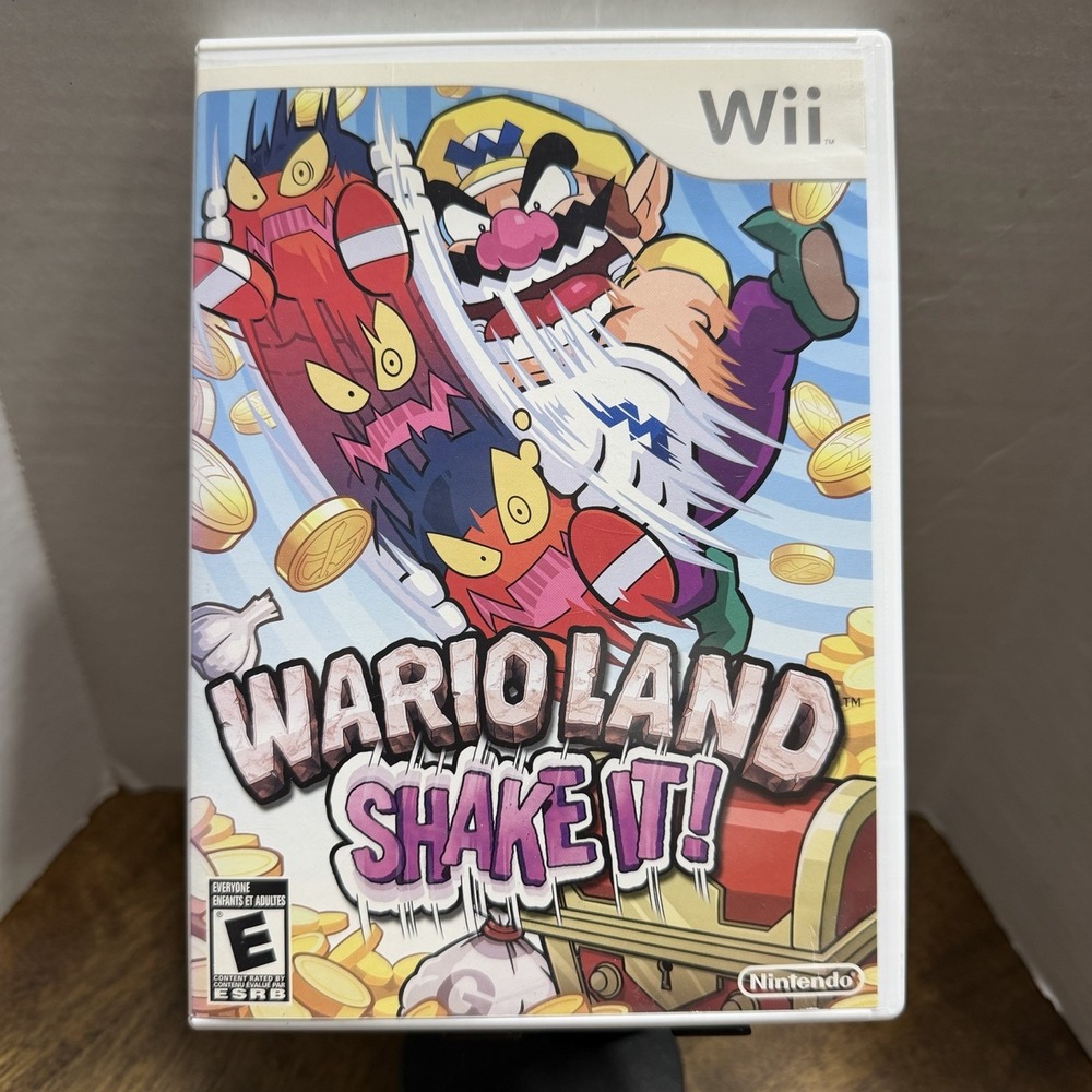 Nintendo Wii Wario Land Shake It Complete In Case